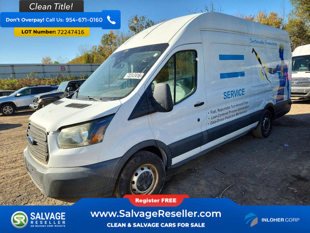 Used 2016 Ford Transit 350 148 High Roof Extended RWD image 1