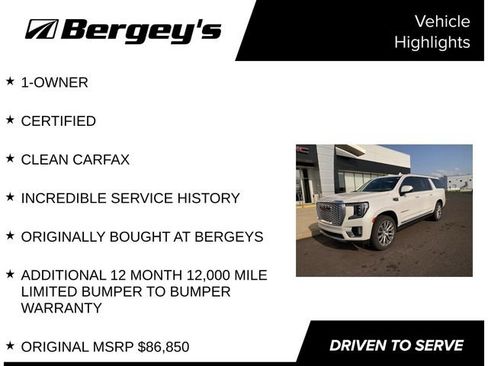 Used 2022 GMC Yukon XL Denali w/ Denali Premium Package AWD/4WD image 4