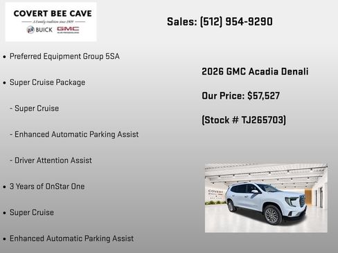 New 2026 GMC Acadia Denali FWD image 7