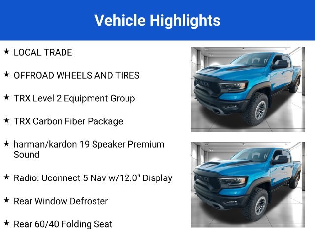 Used 2022 RAM 1500 TRX w/ TRX Level 2 Equipment Group AWD/4WD image 2