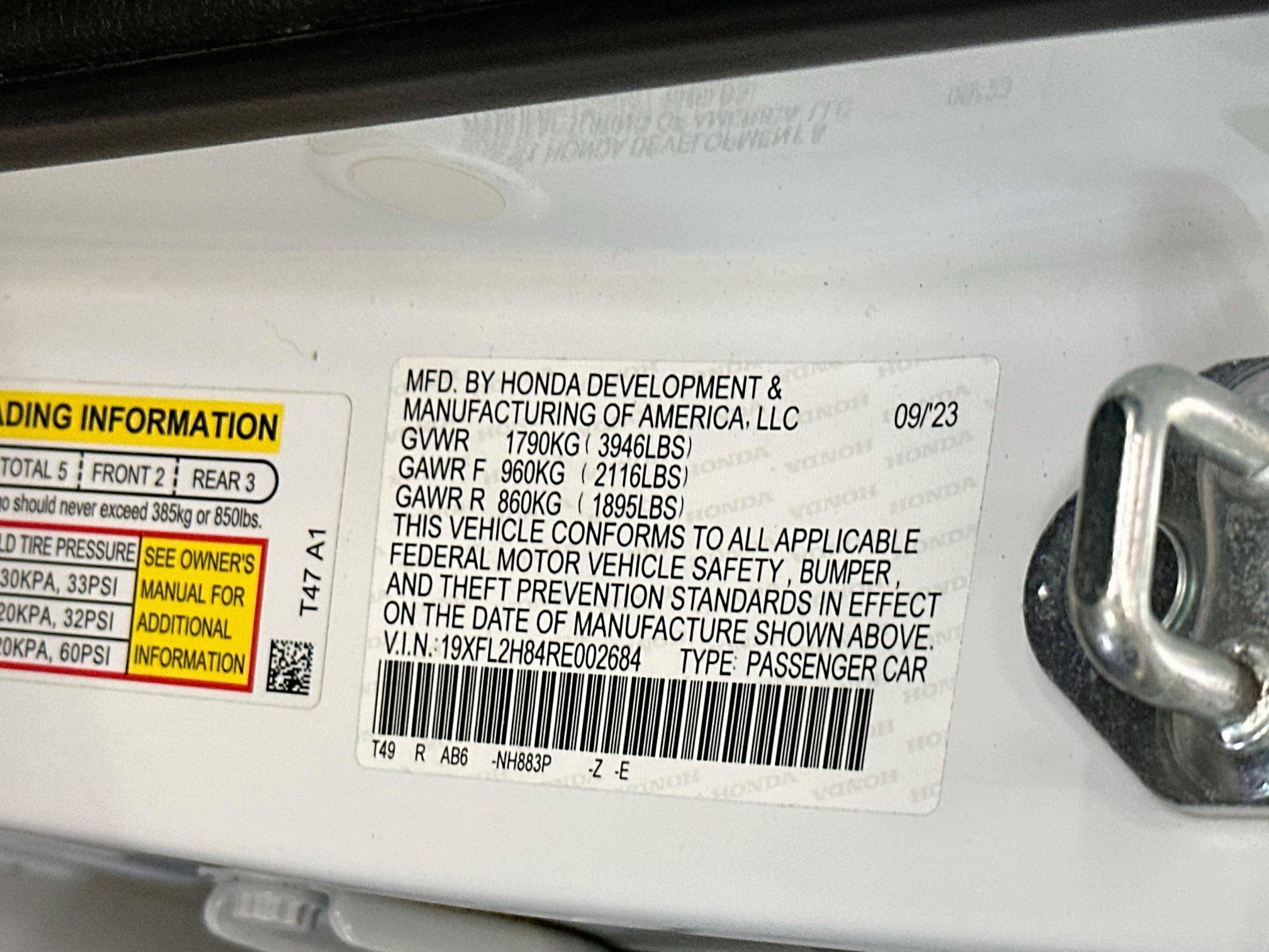 Used 2024 Honda Civic Sport image 12