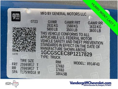 Certified 2023 Chevrolet Colorado LT w/ LT Convenience Package RWD image 25