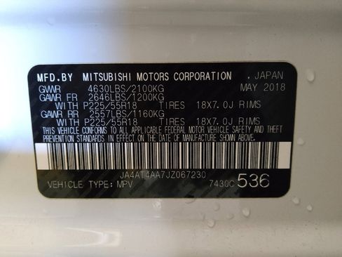 Used 2018 Mitsubishi Eclipse Cross LE image 33