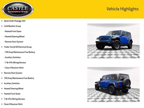 Used 2022 Jeep Wrangler Unlimited Rubicon 4xe w/ Dual Top Group AWD/4WD image 4