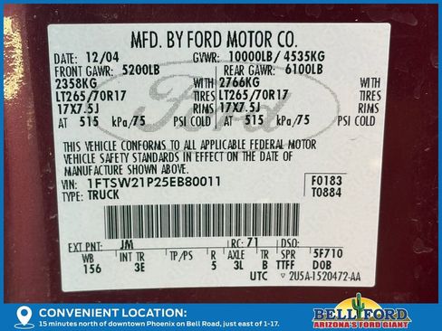 Used 2005 Ford F250 XLT AWD/4WD image 15