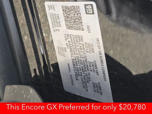 Used 2025 Buick Encore GX Preferred FWD image 42
