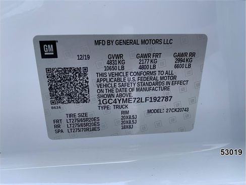 Used 2020 Chevrolet Silverado 2500 Custom w/ Custom Convenience Package AWD/4WD image 17