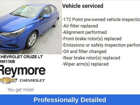 Certified 2017 Chevrolet Cruze LT w/ Convenience Package FWD image 46
