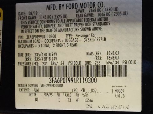 Used 2020 Ford Fusion SE image 33