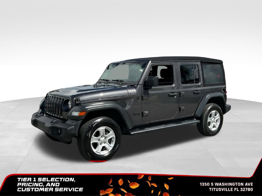 Used 2021 Jeep Wrangler Unlimited Sport AWD/4WD image 2