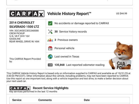 Used 2014 Chevrolet Silverado 1500 LTZ Z71 w/ LTZ Plus Package image 87