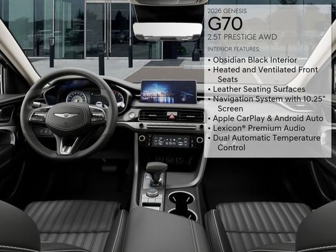 New 2026 Genesis G70 2.5T Prestige image 17