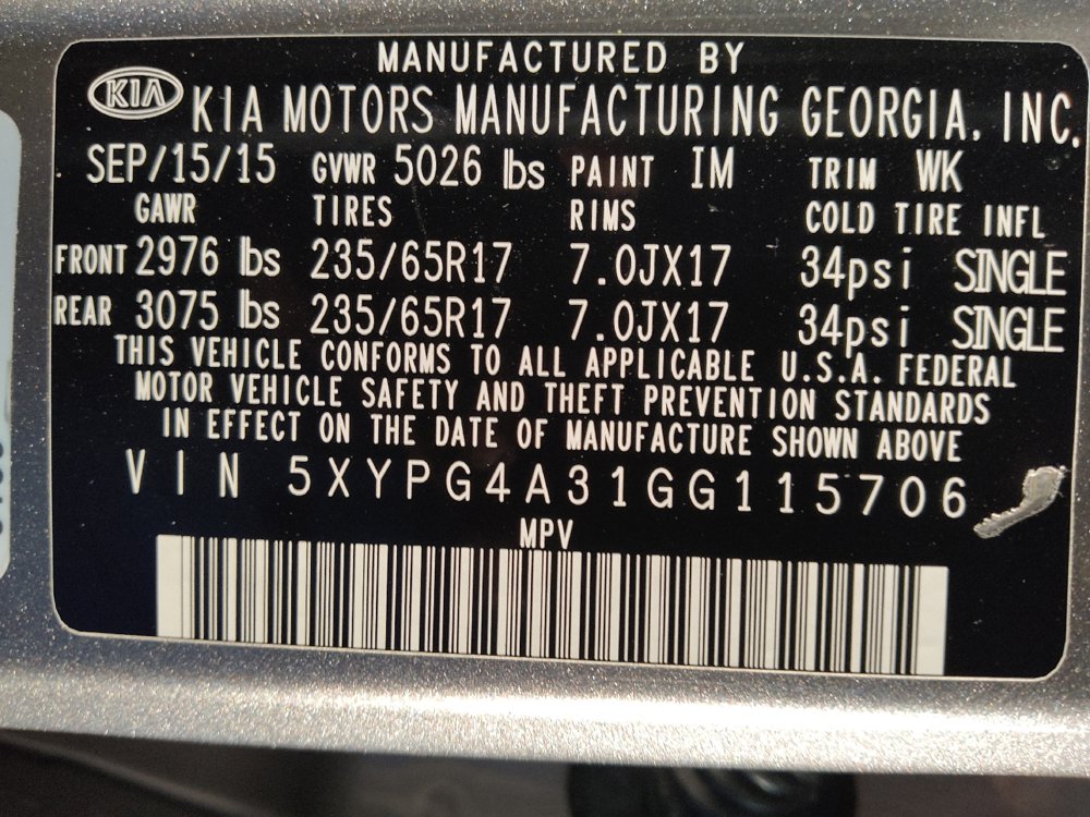 Used 2016 Kia Sorento L FWD image 33