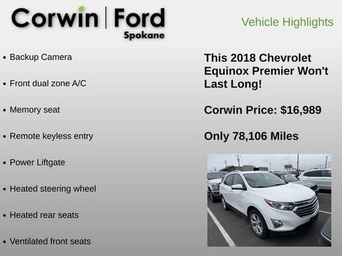 Used 2018 Chevrolet Equinox Premier image 6