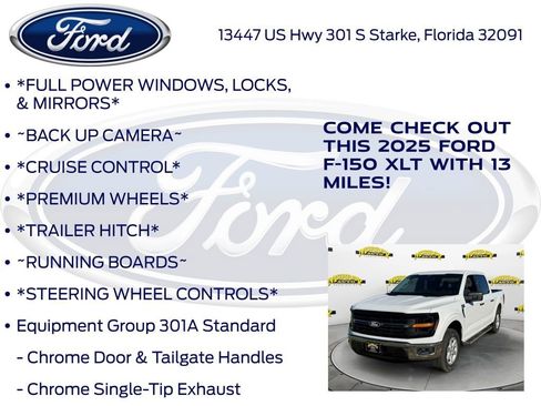New 2025 Ford F150 XLT w/ Equipment Group 301A Standard RWD image 10