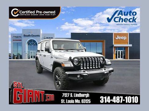 Certified 2022 Jeep Wrangler Unlimited Sport AWD/4WD image 1