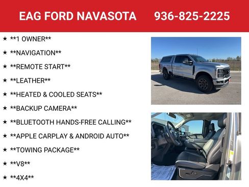 Used 2024 Ford F250 Lariat w/ Sport Appearance Package image 4