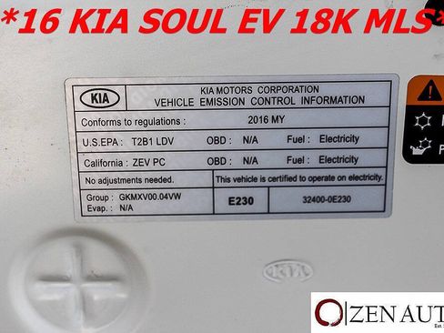 Used 2016 Kia Soul EV FWD image 57