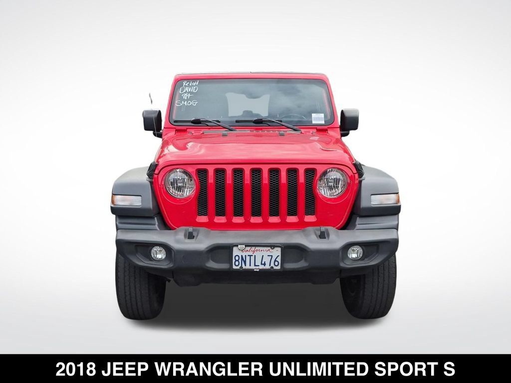 Used 2018 Jeep Wrangler Unlimited Sport S AWD/4WD image 2