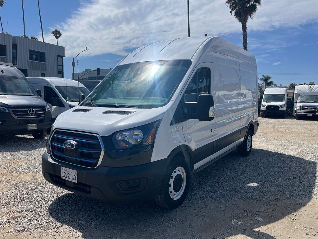 Used 2022 Ford E-Transit 148 High Roof w/ Load Area Protection Package RWD image 1