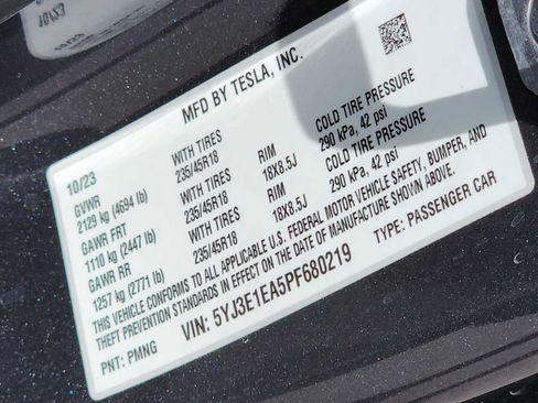 Used 2023 Tesla Model 3 Standard Range RWD image 24