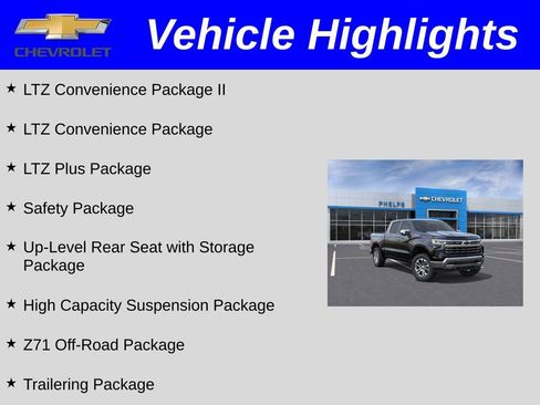 New 2026 Chevrolet Silverado 1500 LTZ w/ Z71 Off-Road Package AWD/4WD image 2