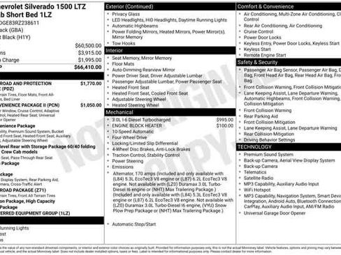 Certified 2024 Chevrolet Silverado 1500 LTZ AWD/4WD image 36