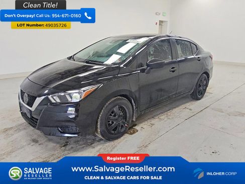 Used 2021 Nissan Versa S FWD image 1