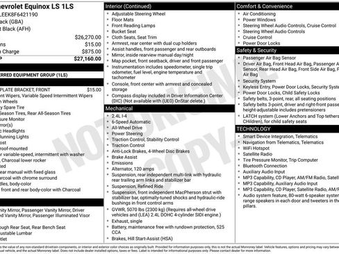 Used 2015 Chevrolet Equinox LS AWD/4WD image 2