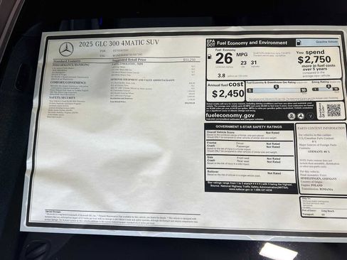 New 2025 Mercedes-Benz GLC 300 4MATIC image 34