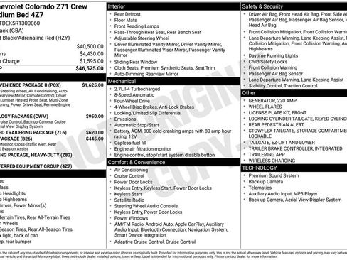 Used 2024 Chevrolet Colorado Z71 w/ Z71 Convenience Package 2 image 6