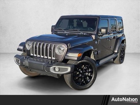Used 2021 Jeep Wrangler Unlimited Sahara w/ Safety Group image 1