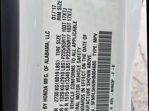 Used 2017 Honda Odyssey EX-L image 52