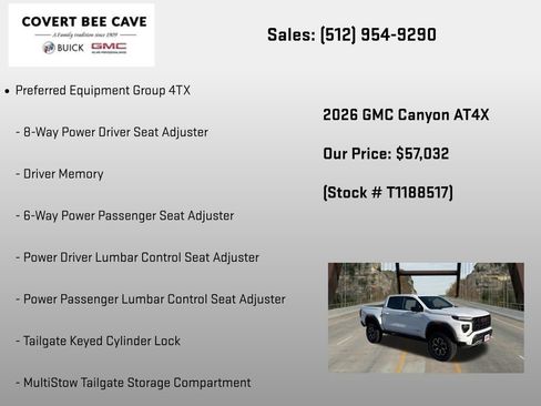 New 2026 GMC Canyon AT4X AWD/4WD image 6
