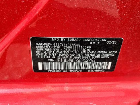 Certified 2025 Subaru Impreza RS AWD/4WD image 26