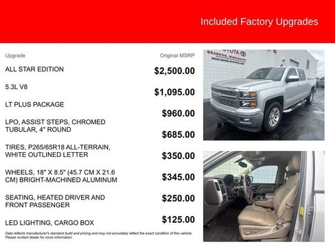 Used 2015 Chevrolet Silverado 1500 LT w/ All Star Edition RWD image 5