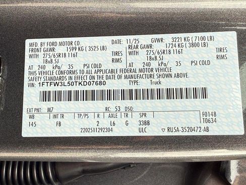 New 2026 Ford F150 XLT w/ Equipment Group 302A MID image 22