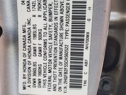 Used 2012 Honda Civic LX image 15