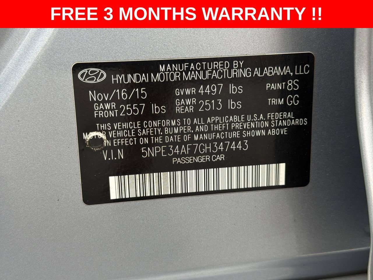 Used 2016 Hyundai Sonata Sport w/ Cargo Package FWD image 23