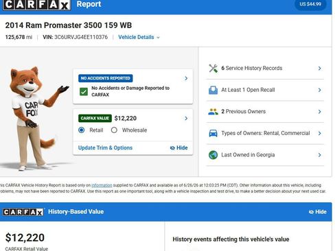 Used 2014 RAM ProMaster 3500 FWD image 5
