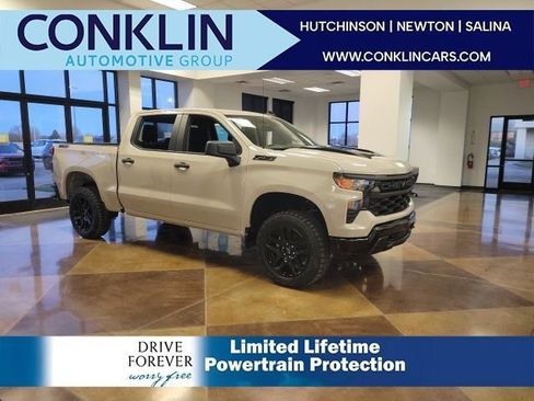 New 2026 Chevrolet Silverado 1500 Custom Trail Boss w/ Dark Appearance Package image 1