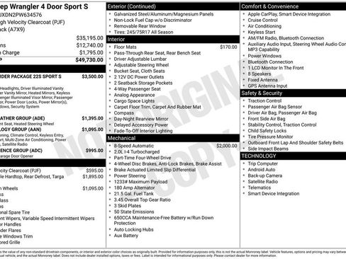 Used 2023 Jeep Wrangler Unlimited Sport AWD/4WD image 6