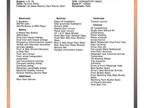 Used 2024 Chevrolet Express 2500 Work Van w/ Driver Convenience Package image 33