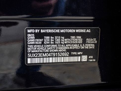 Used 2026 BMW X7 xDrive40i w/ M Sport Package AWD/4WD image 43
