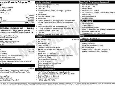 Used 2014 Chevrolet Corvette Stingray Coupe w/ 2LT Preferred Equipment Group RWD image 15