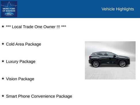 Used 2024 Lexus NX 350 AWD w/ Vision Package image 2