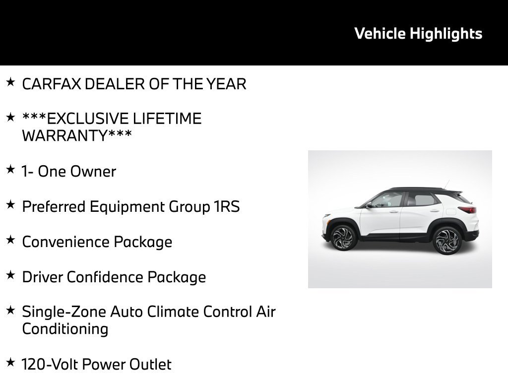 Used 2024 Chevrolet TrailBlazer RS w/ Convenience Package AWD/4WD image 5
