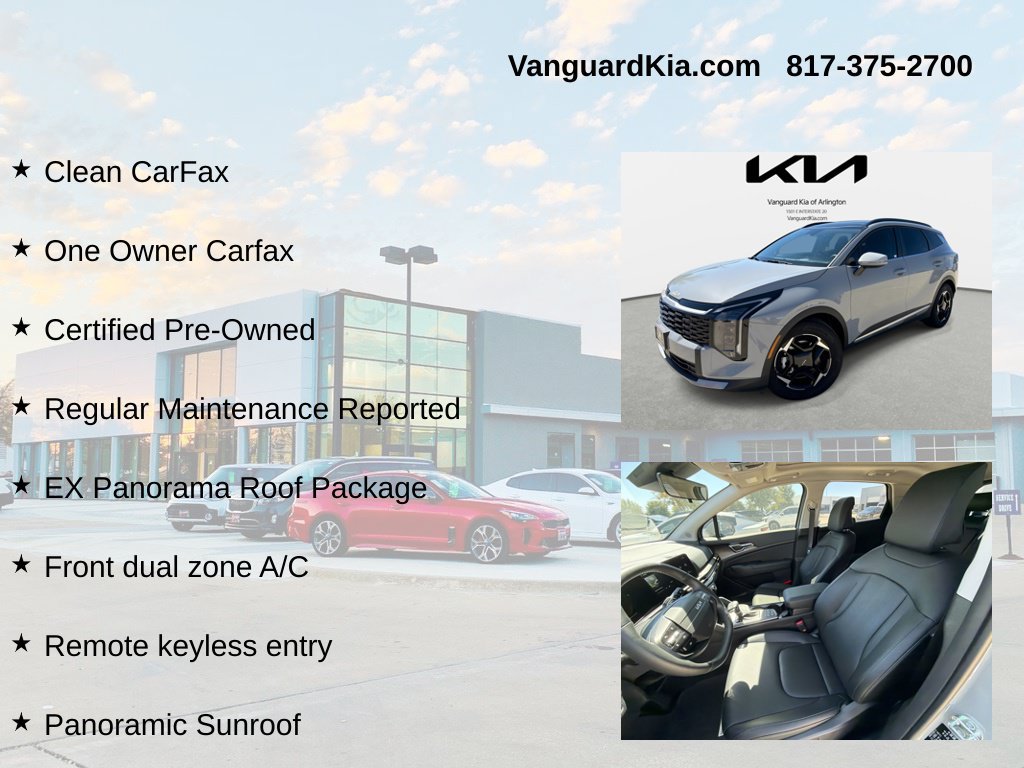 Certified 2026 Kia Sportage EX w/ EX Panorama Roof Package FWD image 6