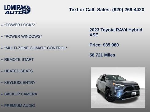 Used 2023 Toyota RAV4 XSE AWD/4WD image 21
