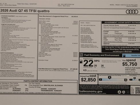 New 2026 Audi Q7 2.0T Premium Plus image 32